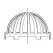 8" Light Duty Dome Grate Assembly | 0899CGD