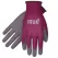 Tough Mud Smart Mud Work Gloves, Large Smooth Polyurethane Coated Palm Raspberry | 028R/L RASPBERRY LG