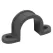 2-Hole Pipe Strap, 2" Plastic | 19500