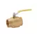 Ball Valve Brass 2-1/2" Threaded Ends | 759T09