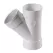45 Degrees Elbow, 3" Hub x Hub x Hub PVC | 3P08_alt