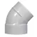 45 Degrees Elbow, 3.27" x 3.47" Spigot x Hub HDPE Street | 3P03ST