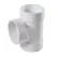 Sewer and Drain Tee, 4" Hub x Hub x Hub PVC | 4P01_alt