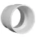 Sewer and Drain Reducer Coupling, 3" x 4" Hub x Hub PVC | 4P07_alt