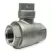 Leemco Full-Port Curb Stop Valve Stainless Steel 2" | LCT-22SS316