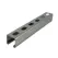 Half-Slot Strut, 20' L X 1-5/8" H 14 Ga Steel Pre-Galvanized | 23STB1401HS-20