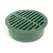 6" Round Flat Grate, Green | G6RFG_alt