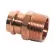 Reducing Adapter, 3/4" x 1" Press x MPT Copper | PCMA3410