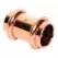 Coupling, 3/4" x 3/4" Press x Press Copper W/Stop | PPRC0034