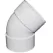 45 Degrees Elbow, Sewer & Drain 45 Degrees, 1/8" BEND | P5012