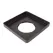 12" Square Low Profile Basin Black | BS12LP | BS12LP