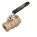 Aqualine Ball Valve Brass 3/4" F x F | BBV-075-LF-LH