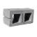 Split Face Block, 8" x 8" x 16", Concrete
