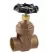 Aqualine Full Port Gate Valve Brass 1" Solder | BGV-100S-LF