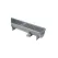 4-3/4" x 40" Trench Drain w/SS Grates 2 End Caps 1 Outlet | Z884-PS-2E1-1U3