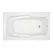 3660 PRO-FIT Drop-In or Alcove Bathtub, Fiberglass Whirlpool White | 6018_alt