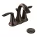High Arc Bathroom Faucet, Metal Orb Eva Lav, 2h | 6410ORB