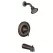 1-Handle Shower Trim Kit, Metal Eva Ts Posi Haf Spt, ORB | T2133ORB