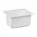 Stain Resistant Utility Sink, Fiberglass White, 25" x 22" (4/Pack) | 10K