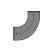90 Degrees Short Sweep Elbow, 3" No-Hub Ductile Iron | 7128