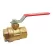 Red-White 2-Piece Ball Valve Brass 1" FNPT x FNPT | 5044AB1