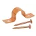 2-Hole Tube Strap, Copper | 501-2