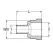 Adapter 1" Brass, PureFlow Crimp Female | 72203Blf