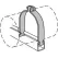 Anvil 4" Steel Rigid Conduit Clamp | 2400326209