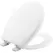 Slow-Close Toilet Seat, Plastic White | 7B200E4000