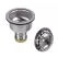 Deep Sink Basket Strainer, (L) 3-1/2" | 18_alt