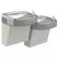 Non-Filtered Barrier Free Water Cooler, Copper Tube W/Aluminum Fin 2-Level | EZSTL8LC