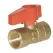 2-Piece Gas Ball Valve Brass 1/2" FIP x FIP | 58LGA3N
