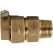 Straight Coupler 1-1/4", Lead Free Brass, CTS COMP X MNPT | 5141-155