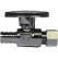 Straight Stop 1/2" x 1/4", Lead Free Brass, PEX x OD | 5424-467
