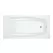 3672 PRO-FIT Drop-In or Alcove Bathtub, Fiberglass Soaker White | 6521