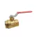 Red-White 2-Piece Ball Valve Brass 1/2" FNPT x FNPT | 5044AB12