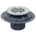 Weep Hole Shower Pan Drain, 2" PVC | 821-2P