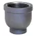 Domestic 90 Degrees Reducing Elbow, 3/4" x 1/2" Female x Female Ductile Iron Black | 310086004