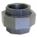Domestic Union, 1" F x F Ductile Iron Black | 312822125
