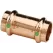 Coupling, 1/2" x 1/2" Press x Press Copper ProPress W/Stop | 78047