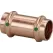 Coupling, 1/2" x 1/2" Press x Press Copper ProPress L/Stop | 78172
