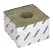 Pargro PAR6,5 Small 4" w/hole, 4" x 4" x 2.6" Strip, case of 216