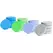 Neoprene Inserts, 2", Mixed Colors, 4 sheets of 25 inserts