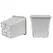 SunPack 12"x12" Square Pot, White 12" Tall