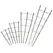 Bamboo Supply 48" Natural Bamboo Fan Trellis 50/BD
