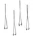 Fluence SPYDR 2 Long Twisted V Wire Hangers, 8.375" (213mm)