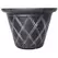 GROWER SELECT ENVIROBLEND 16IN LATTICE PLANTER WEATHERED BLACK 12/CS