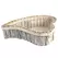 Gardener Select 15"x11.5"x4" White Woodchip Heart Flower Basket Planter with Plastic Liner