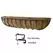 Gardener Select 36" Cottage Window Deck Planter with 2 Brackets