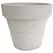 Gardener Select 12" Carved Finish Look White Planter